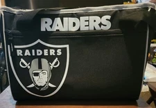 RAIDERS LEGENDARY SHIELD LOGO COOLER BAG HIGH QUALITY 16X10 1/2 INCHES