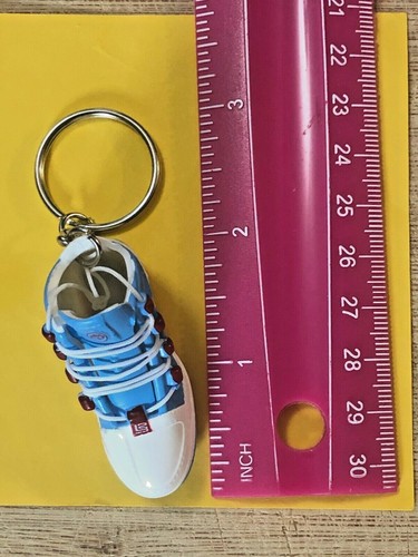 New Mini 3D~ AIR ZOOM LEB III QS~ sneaker shoe keychain. BL/ WHITE /RED - Picture 6 of 6