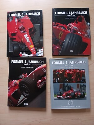 Formel 1 Jahrbuch 2000 - 2004/ 4 Bände Michael Schumacher 