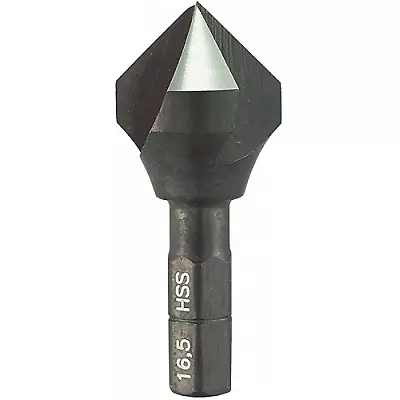 Alpen 16.5mm 90 Degrees HSS Countersink Drill Bit for Metal 1/4" Hex Shank - Picture 1 of 1