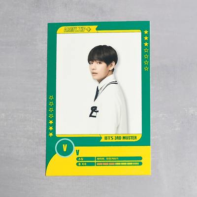BTS 3rd Muster Seoul ARMY Zip+ Official Player Card Set - V BTS 3rd Muster Seoul ARMY Zip+ Official Player Card Set - V