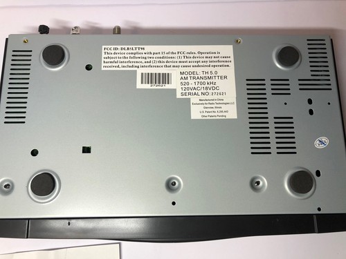 Talking House AM Radio Transmitter Model Th II 5 Minutes 530-1700 kHz w/ Cords - Zdjęcie 11 z 14