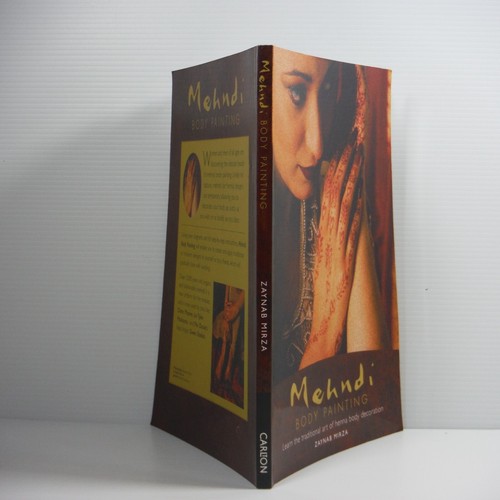Mehndi Body Painting Paperback book by Zaynab Mirza VGC Learn the art of henna - Picture 10 of 14