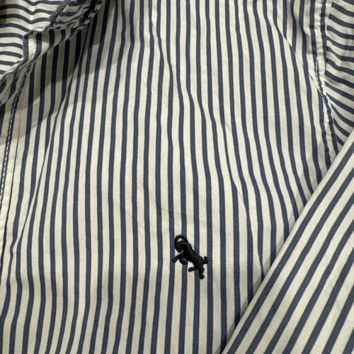 H&M Boys Long Sleeve Striped Dress Shirt 10-11 - Picture 2 of 5