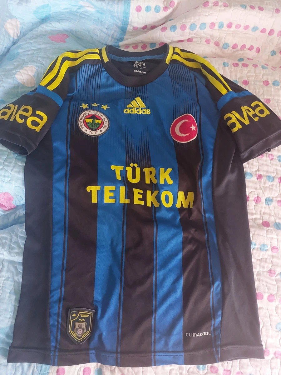 Maillot Fenerbahce Adidas Football – Taille M, État Occasion, Non Match Worn