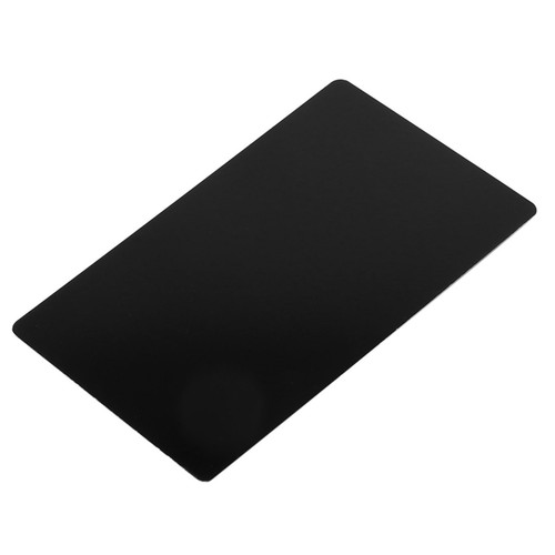 100 Pcs Alliage Aluminium Noir Carte Gravure Métal Magasin Visite 6274 - Photo 2/6