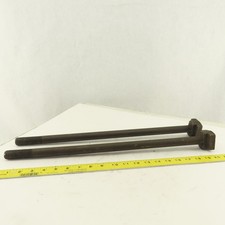 7/8-9 Threaded T-Slot Bolt 1-3/4" Head Width 19-1/2" Long Underhead Lot Of 2