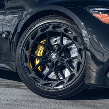19 Rohana Rfx19 Black 19x9.5 Concave Wheels Rims Fits Audi B8 A4 S4