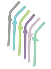melii Reusable Silicone Animal Straws for Toddlers Kids