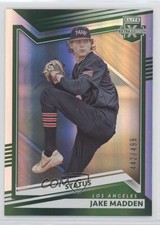 2022 Panini Elite Extra Edition Status Green 442/499 Jake Madden #118 fm0