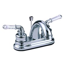 Boston Harbor PF4233 Lavatory Faucet, 1.5 gpm, 2-Handle, ABS, Chrome Plated, Lev