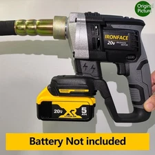 Handheld Concrete Vibrating Tool Compatible with Dewalt 20V Battery, W Cordle