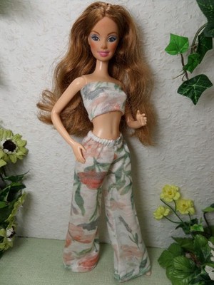   Hose + Oberteil   Für Mode Puppen: NORMAL, VINTAGE, CURVY