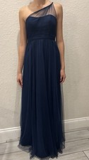 Alfred Angel Navy Blue Prom/Bridesmaids Dress Size 0