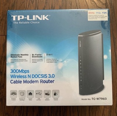 TP-Link Wireless CableModem Router 300 Mbps NIB