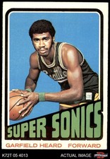 1972 Topps #98 Garfield Heard  Supersonics Oklahoma 5 - EX