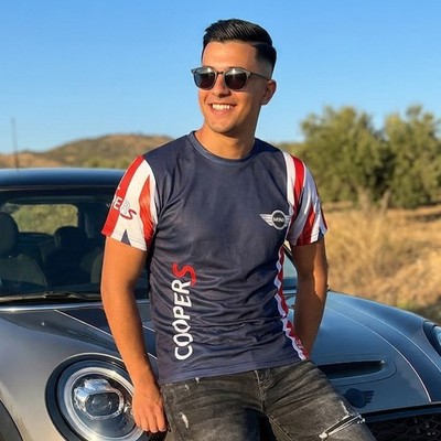 Motorsport Graphic T-shirt, Racing Gift For Mini Cooper Fans, Tuning Graphic Tee