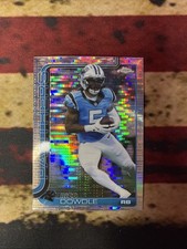 2025 Topps Chrome Rico Dowdle #43 Pulsar Refractor