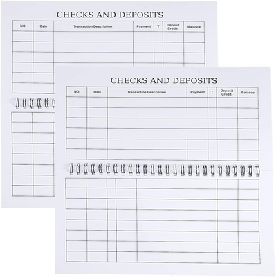 #ad #ad 50 Sheets Large Print Check Register Set for Personal Finances 2 Packs $17.98