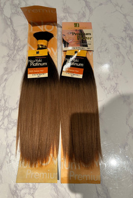 Sensationnel Premium Now New Yaki Platinum 100% Echthaar Großpackung 14'' 1B/27T