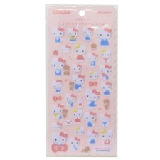 Kamiojapan Hello Kitty sticker sheet fluffy Sanrio sticker Sanrio