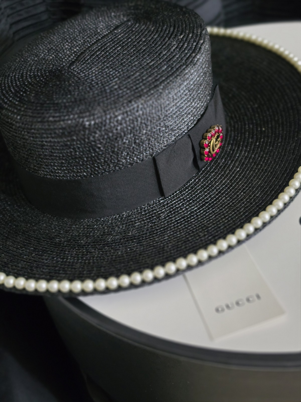 New Gucci Women's Hat - Stylish L/M Size with Tags, Perfect Gift image 3