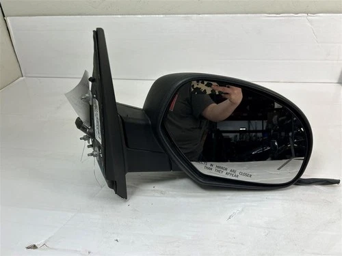 Passenger Side Mirror Power Black Fits 09-14 Chevy Silverado 1500 14398 N023