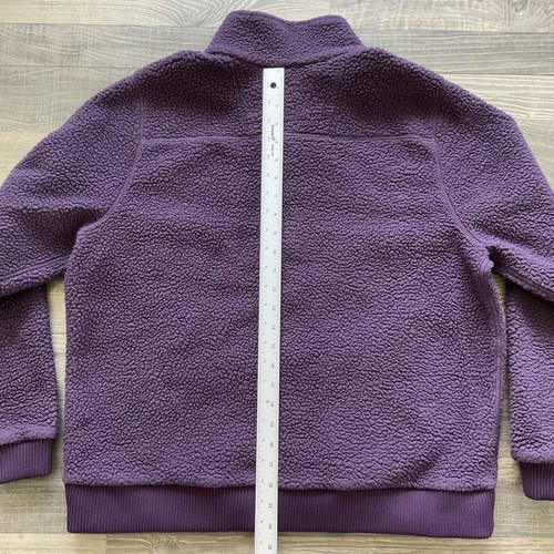 Carhartt High Pile Sherpa Fleece Jacket Women’s XL Purple Full Zip 103913 V22 - Picture 9 of 12