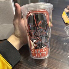 Funko Star Wars Darth Vader Disney 16 oz Tumbler To-Go Cup with Straw