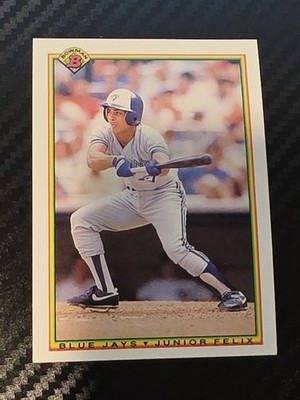 1990 Bowman - Junior Felix #522 Toronto Blue Jays 