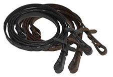 60" Laced Leather English Reins