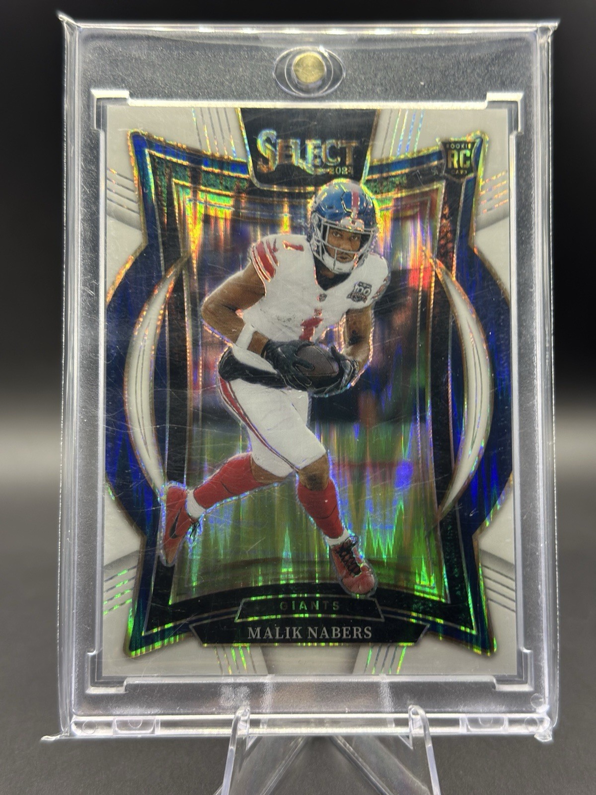 Malik Nabers 2024 Panini Select #29 Concourse White Shock Prizm RC /199 