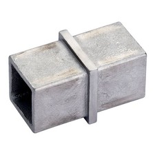 CROSO Verbindungsmuffe f&uuml;r Vierkantrohr,Abmessung 40 x 40 x 2,0 mm,Edelstahl V4A