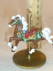 Lot of 2 Hallmark Christmas Carousel Horses 1989 HOLLY  2d & STAR  3rd of 4 — photo 5