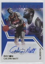 2020 Panini Recon Glorified Signatures Blue 36/49 Calvin Natt #GS-CVN Auto w5c