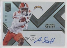 2017 Donruss Elite Elite Rookie Auto 48/299 Artavis Scott #RA40 Auto 0c2