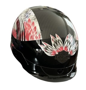 Harley Davidson Daytona Women’s Floral Sun Visor Hat Womens Harley Davidson Motorcycles Sun Visor Strap Hat Cap  main image 3
