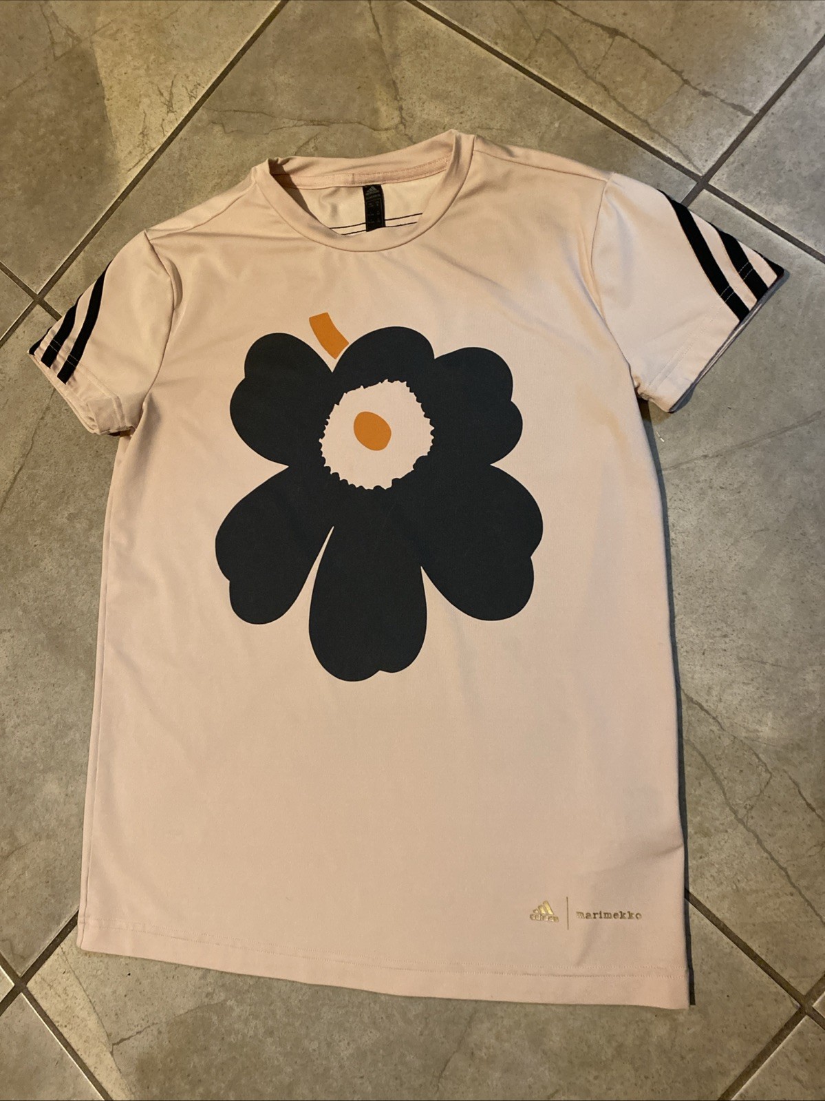 ADIDAS x MARIMEKKO '3-Stripes Floral Graphic Tee Size 11