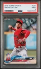 2018 TOPPS UPDATE #US1 SHOHEI OHTANI ROOKIE RC PSA 9