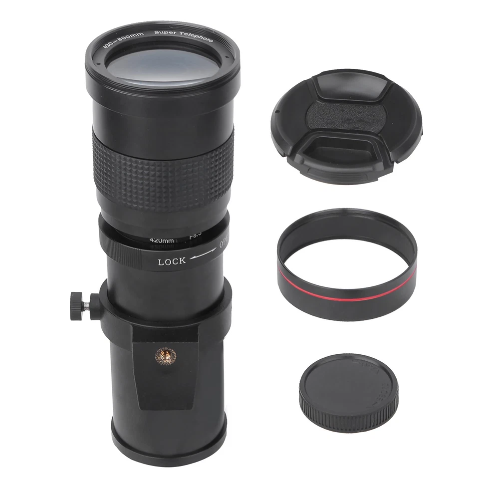 420‑800mm F/8.3‑16 Super Manual Telephoto Zoom Lens For SLR Camera Far Distance☚ - Image 4 of 4