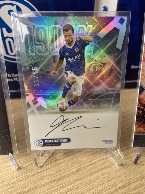 Schalke Ultimate Dropz Adrian Gantenbein Auto On-Card /16