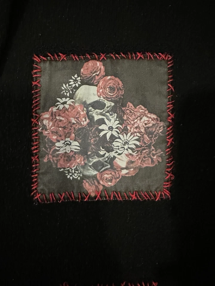 Raro Suéter Dior X Toru Kamei Parche Mezcla Cachemira Negro Exclusivo Talla M Foto 3 de 4