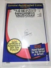 Zero Hour Comic # 0 Signed By Dan Jurgens W COA! DC Comics/ Polybagged! /2000!