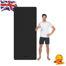 Extra Long Wide Non-Slip Yoga Mat 213x81cm - TPE Lightweight & Portable