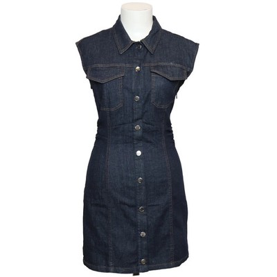 Zara, Jeanskleid, Größe: M, Z1975 DRAPED MINI DENIM DRESS, Blau #MHo