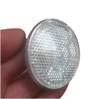 NOS BRIGHTSTAR BIKE WHITE REFLECTOR SCHWINN  HUFFY SEARS WHIZZER RUPP MINI BIKE