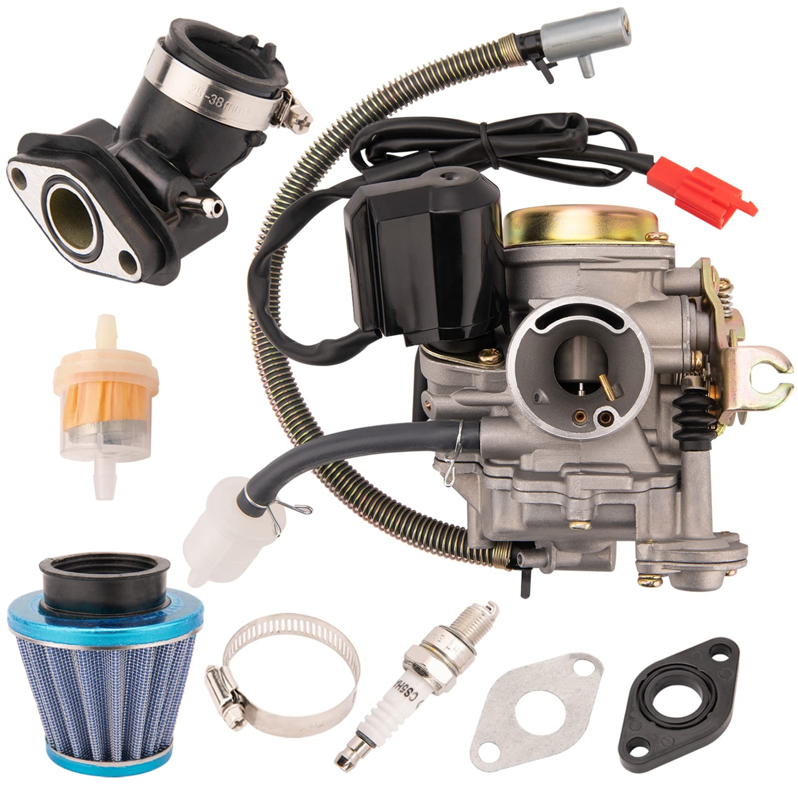 GY6 50cc Performance Carburetor for 49cc 50cc Scooter Moped 139QMB Engine