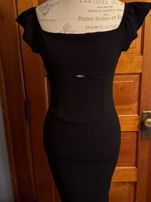 NASTYGAL Black Bodycon Mini Dress—SZ. 10 Homecoming/Halloween/Dance/Club/Costume