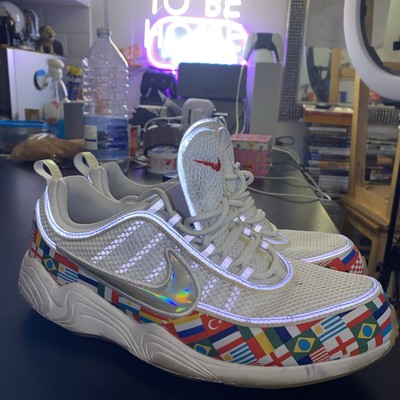 Nike Air Zoom Spiridon 16 NIC International Flag AO5121-100 Men's Size  uk11 UK