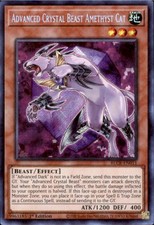 赤目天使　Kingod #2 Purple Crystal Beast Crystal Beast Amethyst Cat BLCR-EN048 Prices | YuGiOh Battles of